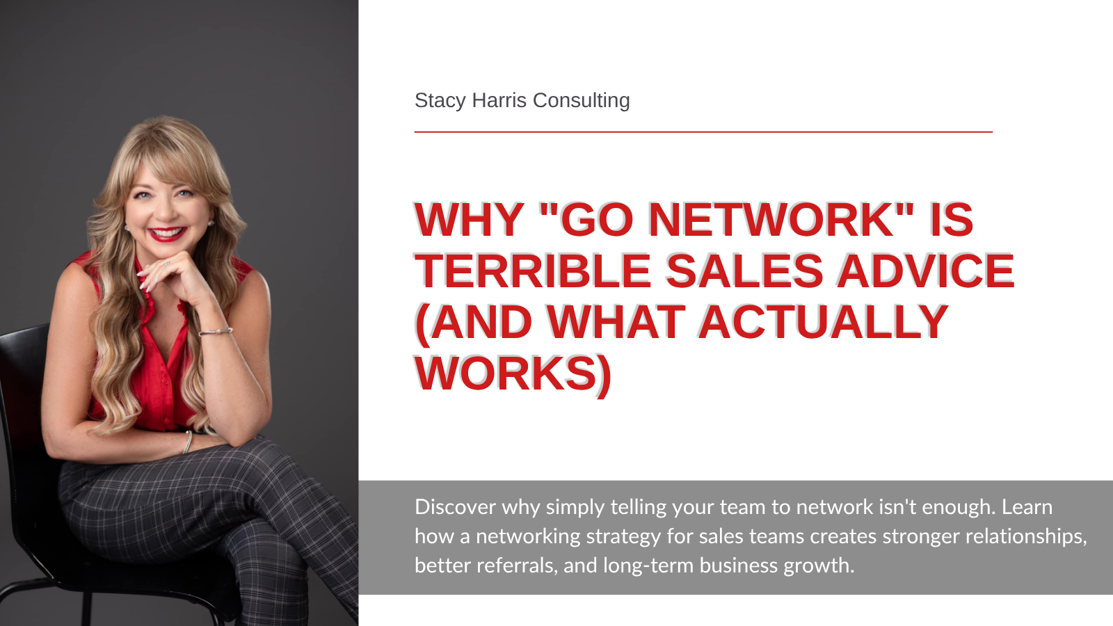 Why “Go Network” Is Terrible Sales Advice (and What Actually Works)