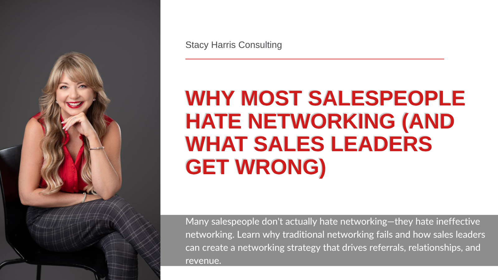 Why Most Salespeople Hate Networking (And What Sales Leaders Get Wrong)